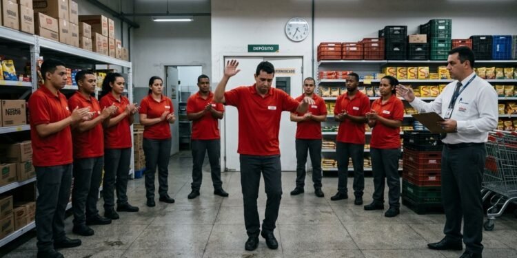 Uma dinâmica de motivação acabou ultrapassando o limite do respeito