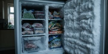 O excesso de gelo pode fazer o aparelho gastar mais energia para manter a temperatura