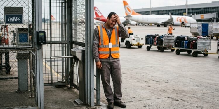 A saída sem aviso ocorreu durante um problema de saúde no aeroporto