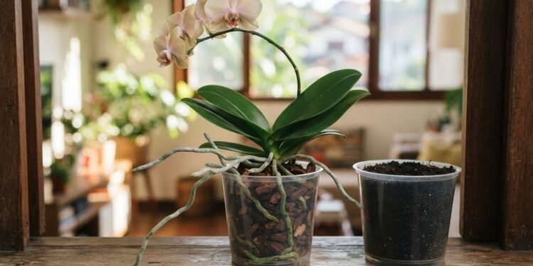 O modo como essa orquídea cresce na natureza ajuda a entender suas necessidades dentro de casa