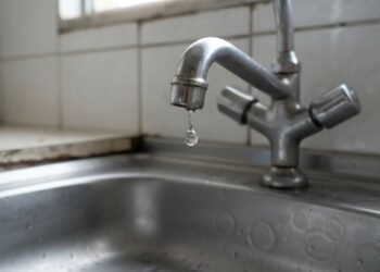 Um vazamento quase invisível pode continuar desperdiçando água todos os dias