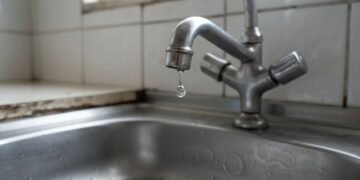 Um vazamento quase invisível pode continuar desperdiçando água todos os dias