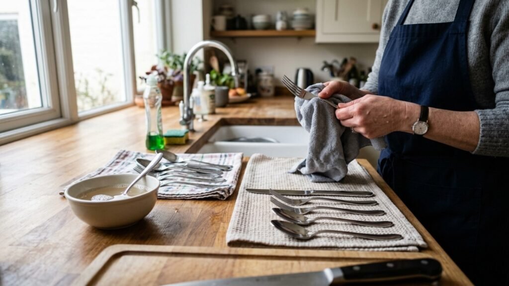 Como recuperar o brilho dos talheres de aço inox
