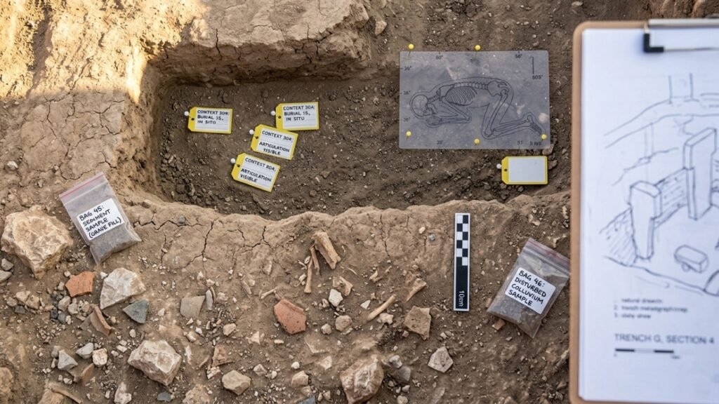 Sepultamentos de Göbeklitepe explicam ossos dispersos