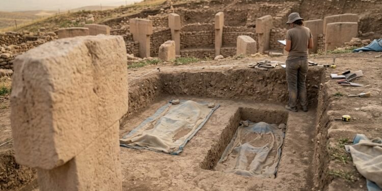 Sepultamentos de Göbeklitepe explicam ossos dispersos