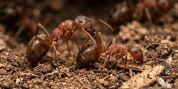 Como formigas-carpinteiras amputam companheiras feridas