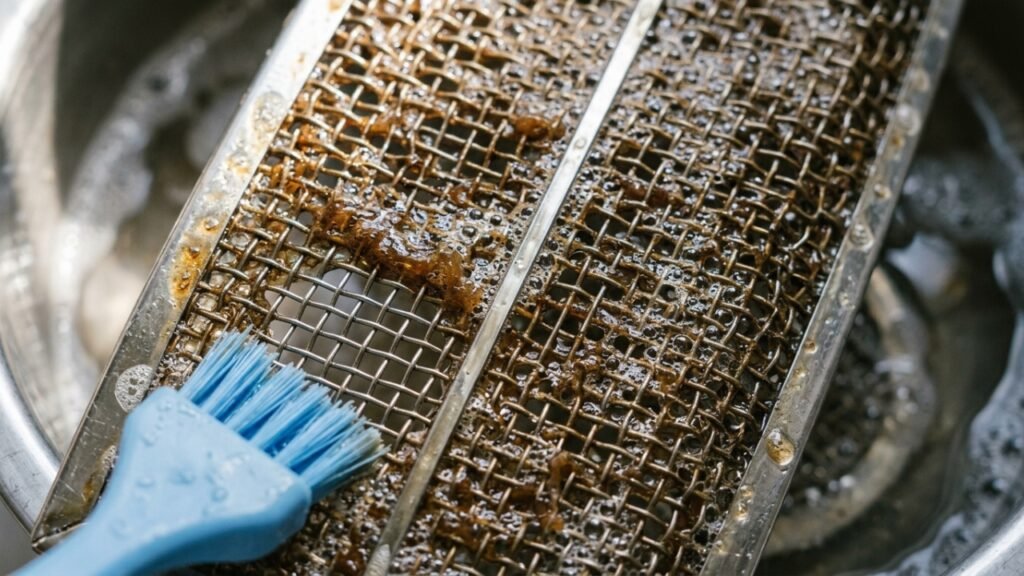 Como limpar a gordura acumulada no filtro da coifa