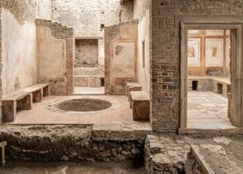 Banhos privados revelam o luxo de uma casa de Pompeia
