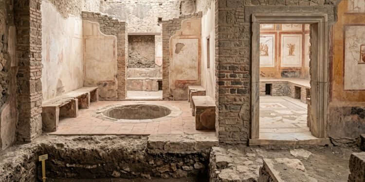 Banhos privados revelam o luxo de uma casa de Pompeia