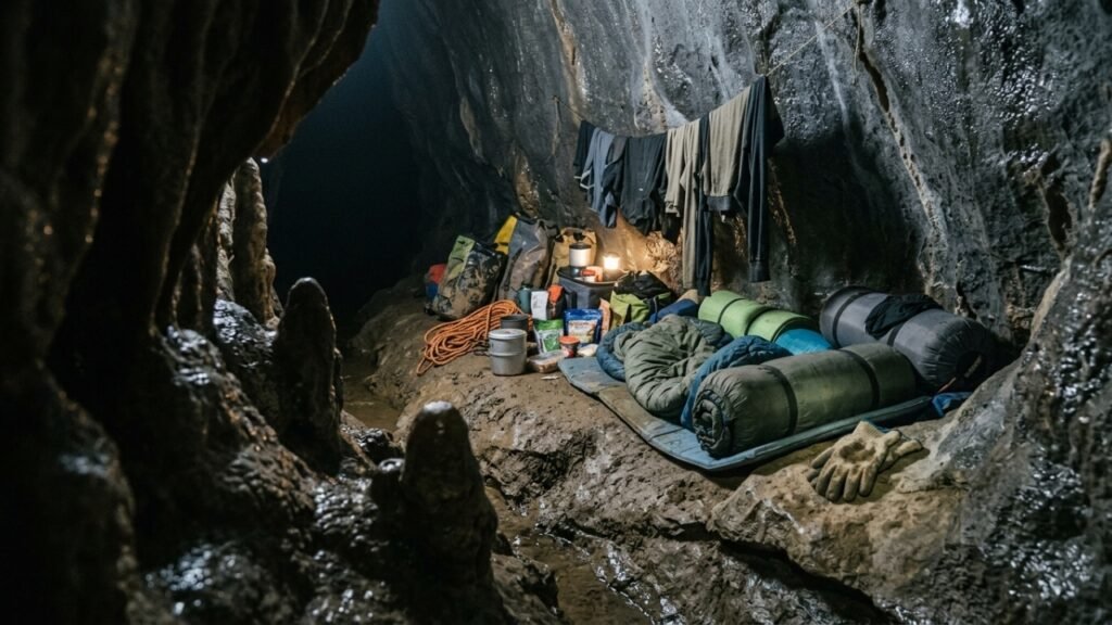 Expedição à caverna Veryovkina