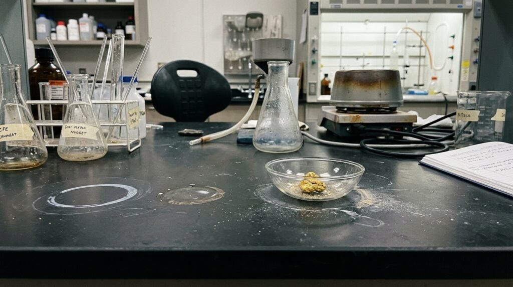 Como uma esponja de soro recupera ouro de placas antigas