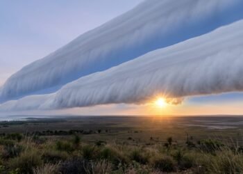 Como se forma a nuvem Morning Glory sobre o norte da Austrália