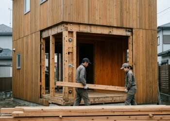 Casa japonesa desmontável pode mudar de terreno sem ser demolida