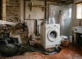 Uso de água e sobrecarga em casas com fossa