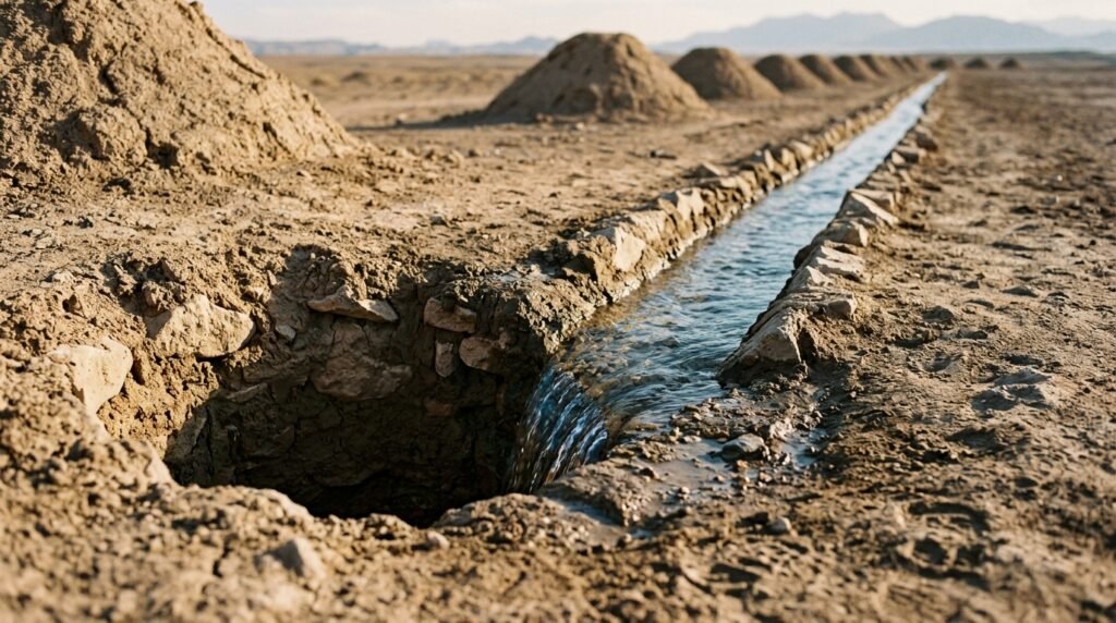 Como qanats persas levam água pelo deserto sem bombas