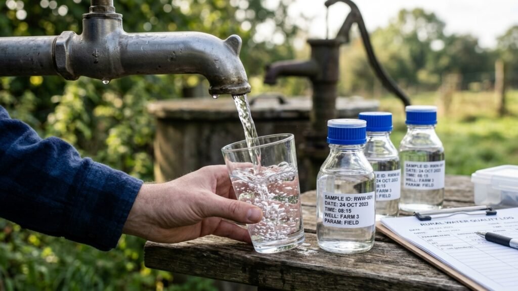Água de poço transparente ainda precisa de análise
