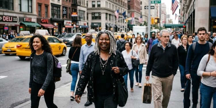 Whoopi Goldberg encara envelhecer como sorte