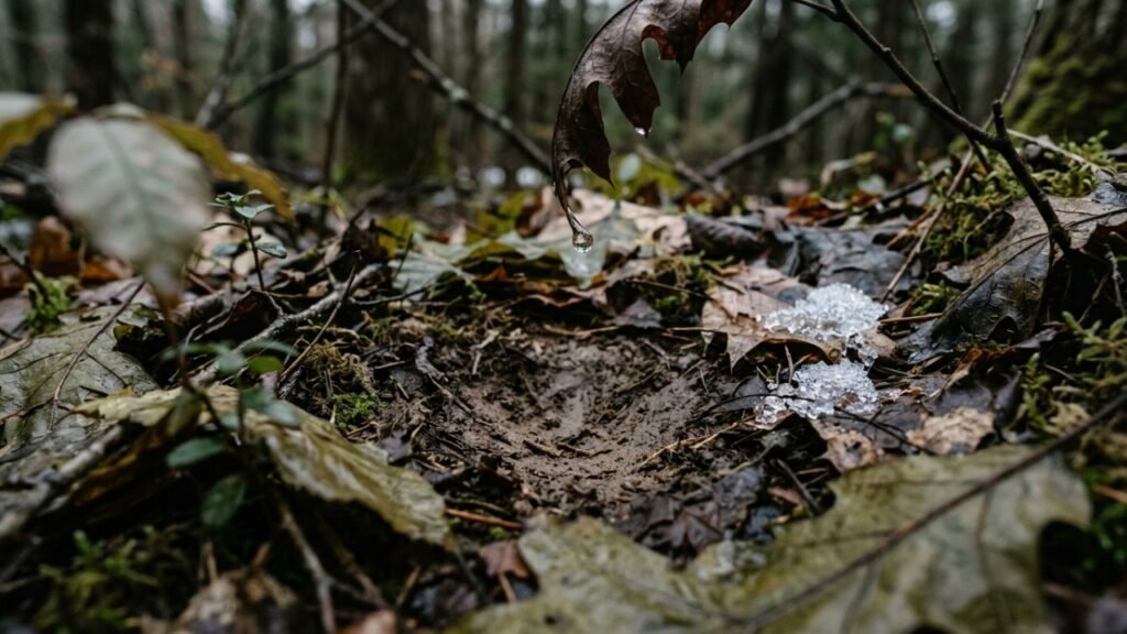 Como a rã-da-floresta sobrevive congelada durante o inverno