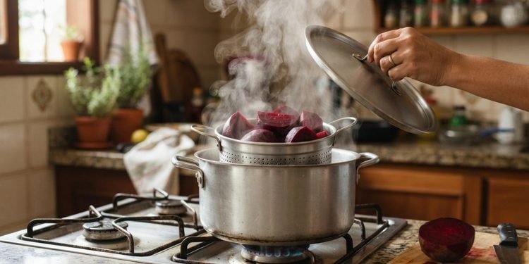 O contato com a água pode levar parte dos nutrientes solúveis para o líquido usado no cozimento