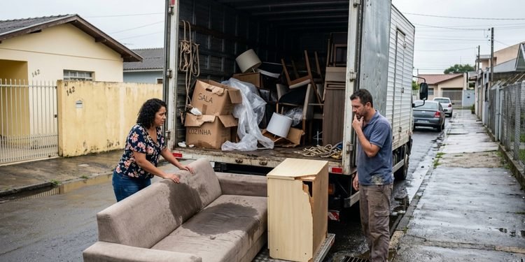 Fotografias feitas antes e depois do transporte podem ajudar a demonstrar como os objetos foram entregues