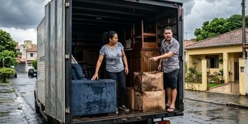 O tipo de embalagem contratado pode ser comparado à proteção que realmente foi usada durante o transporte