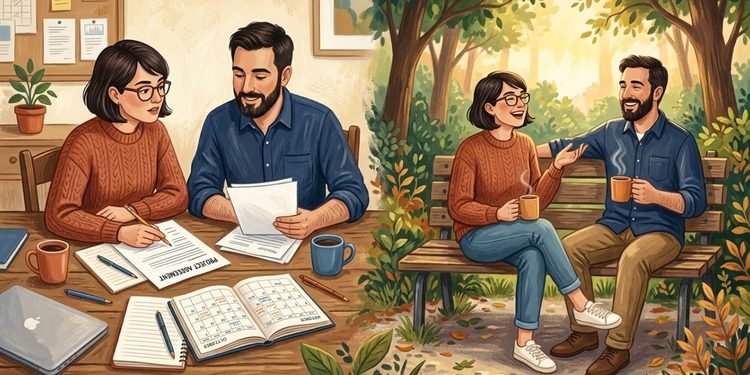 Confiança ajuda uma relação, mas não substitui regras claras quando existem dinheiro e responsabilidades envolvidos