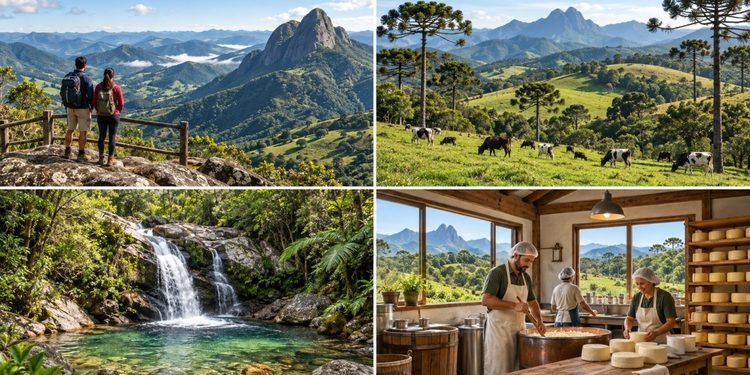 Natureza preservada e tradição gastronômica ajudam a formar a identidade desse município mineiro - Imagem ilustrativa