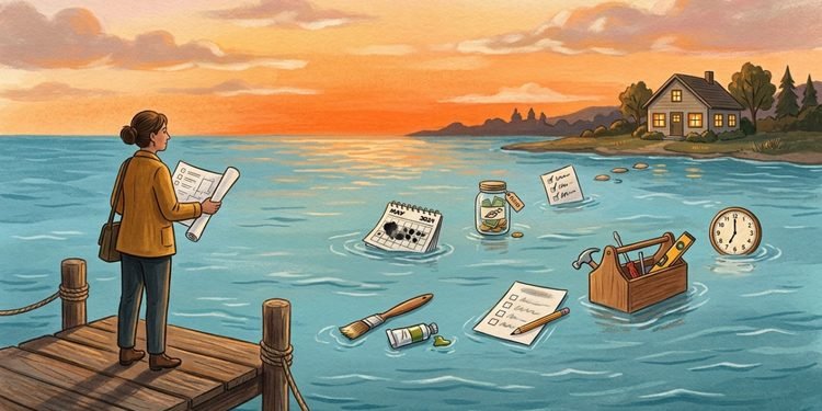 O mar da expressão representa a distância que pode existir entre intenção e atitude
