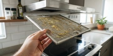 A gordura acumulada pode criar uma barreira que dificulta a passagem do ar pelo equipamento