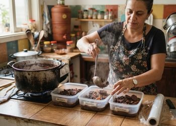Porções menores aumentam a área de contato e ajudam o alimento a perder calor com mais rapidez