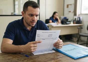 O documento assinado antes do curso pode mostrar como a obrigação de permanência foi apresentada