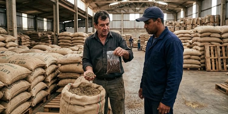 Recibos de entrada e classificação dos grãos podem mostrar as condições em que o café foi entregue ao armazém