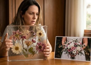 Fotos do buquê antes da entrega podem ajudar a identificar claramente quais flores deveriam estar dentro da peça