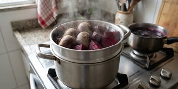 Métodos com menos contato com a água podem reduzir a perda de alguns nutrientes durante o preparo
