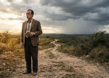 A frase sugere que viver também significa reorganizar planos diante daquilo que não controlamos