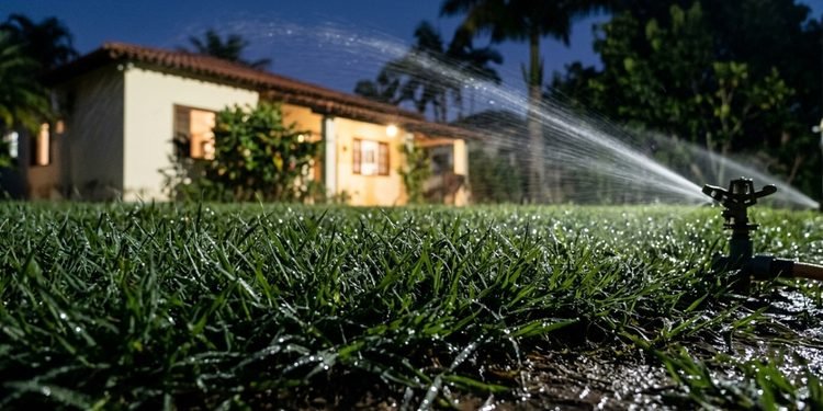 Folhas molhadas por muitas horas criam condições favoráveis para alguns problemas no gramado