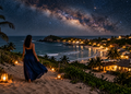 À noite, as estrelas continuam sendo parte importante de uma paisagem pouco comum em destinos turísticos