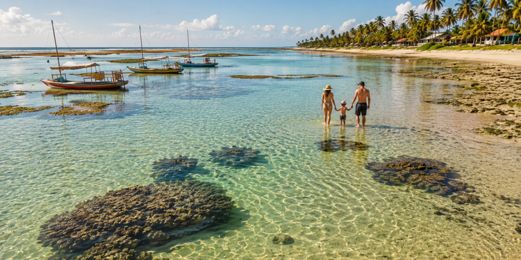 A transparência da água transforma o banho de mar em uma experiência que lembra um grande aquário natural (imagem ilustrativa)