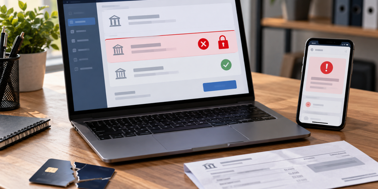 Capturas de tela ajudam a registrar qual conta aparecia cadastrada antes da data do pagamento