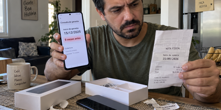 Nota fiscal, anúncio e número de série podem ajudar a reconstruir o histórico do aparelho