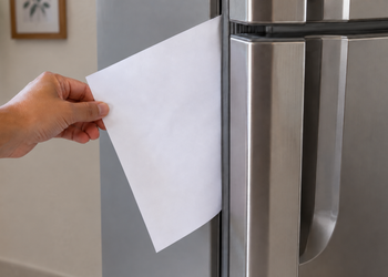 A resistência sentida ao puxar o papel pode dar uma pista sobre o contato da borracha com a estrutura