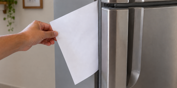 A resistência sentida ao puxar o papel pode dar uma pista sobre o contato da borracha com a estrutura