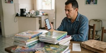A lista fornecida pela escola ajuda a demonstrar quais materiais haviam sido solicitados inicialmente