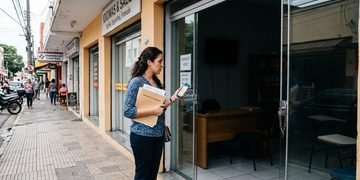 O contrato pode mostrar como a escola e a financeira participam da cobrança do curso