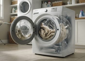O tapete absorve água e pode ficar muito mais pesado do que parecia antes de entrar na máquina