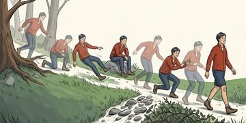 A mensagem não promete um caminho sem quedas, mas valoriza aquilo que fazemos depois delas