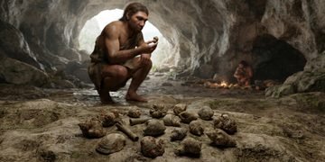 O conjunto oferece pistas sobre a maneira como os neandertais observavam objetos incomuns encontrados ao redor