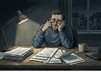 O cansaço pode tornar problemas complexos ainda mais pesados no fim do dia