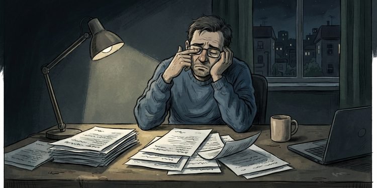 O cansaço pode tornar problemas complexos ainda mais pesados no fim do dia