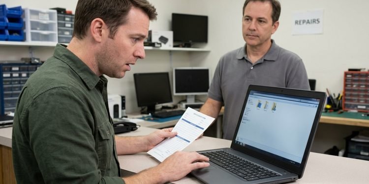 A ordem de serviço pode mostrar se havia autorização para formatar ou alterar os dados armazenados
